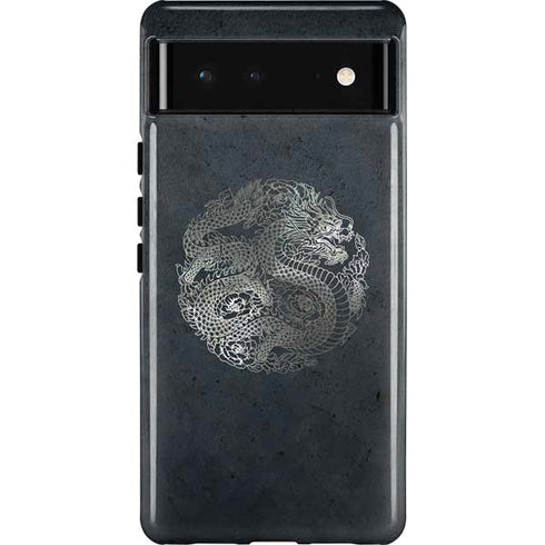 Chinese Black Dragon Pixel Cases